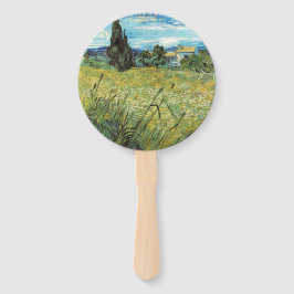 Groen tarweveld Vincent van Gogh     Handwaaier