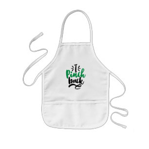 Groen Te stutten om St. Patrick's Day Grafisch te Kinder Schort
