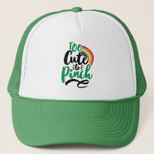 Groen Te stutten om St. Patrick's Day Grafisch te  Trucker Pet