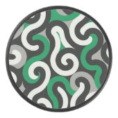 Groen Team Hockey Puck (Voorkant)