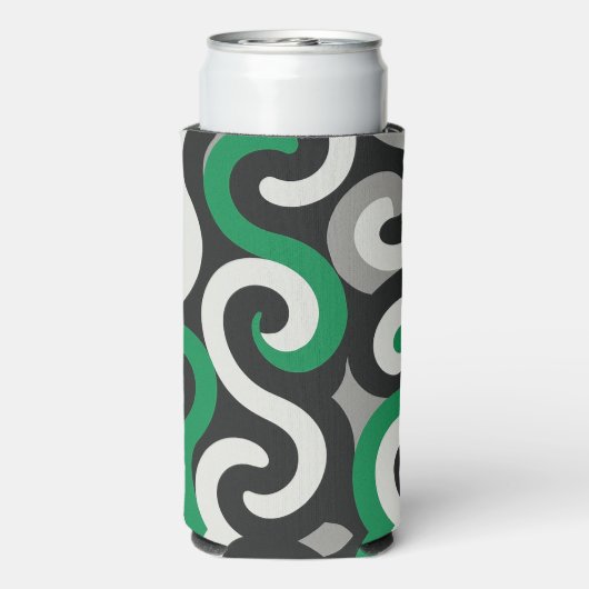 Groen Team Seltzer Blikjeskoeler (Seltzer Achterkant)