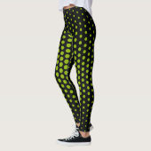 Groen Techno Dot Pattern Leggings (Links)