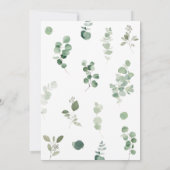 Groen Teddy Bear verjaardagsfeestje Kaart (Achterkant)