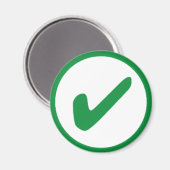 Groen teken schrijven symbool magneet (Voorkant / Achterkant)