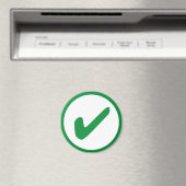 Groen teken schrijven symbool magneet (Insitu (Vaatwasser))