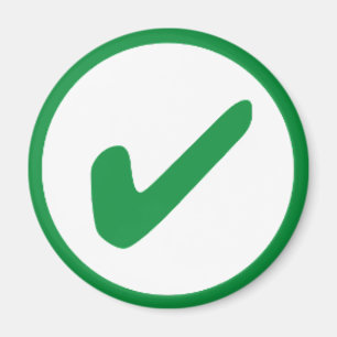 Groen teken schrijven symbool magneet