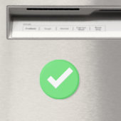 Groen teken schrijven symbool magneet (Insitu (Vaatwasser))