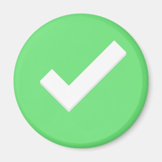 Groen teken schrijven symbool magneet (Voorkant)