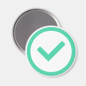 Groen teken schrijven symbool magneet (Voorkant / Achterkant)