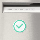 Groen teken schrijven symbool magneet (Insitu (Vaatwasser))