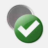 Groen teken schrijven symbool magneet (Voorkant / Achterkant)