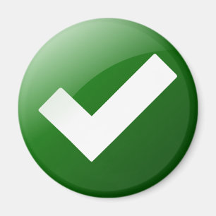 Groen teken schrijven symbool magneet
