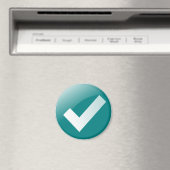 Groen teken schrijven symbool magneet (Insitu (Vaatwasser))