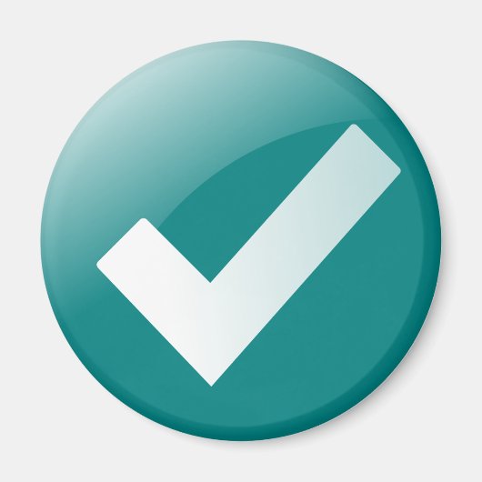 Groen teken schrijven symbool magneet (Voorkant)