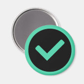 Groen teken schrijven symbool magneet (Voorkant / Achterkant)