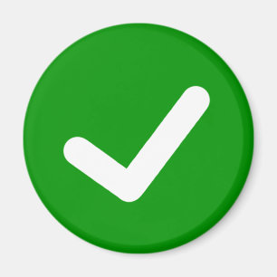 Groen teken schrijven symbool magneet