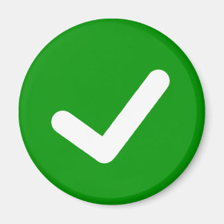 Groen teken schrijven symbool magneet