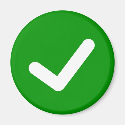 Groen teken schrijven symbool magneet (Voorkant)