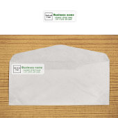 Groen Tekst Zakelijk Retour Adreslabel Etiket