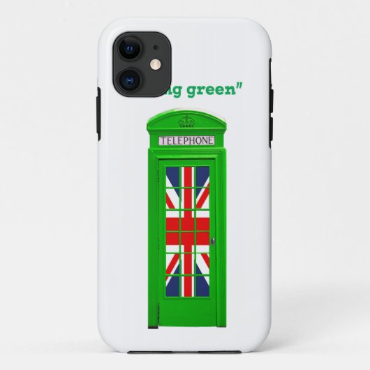 'Groen' telefoontoestel in Londen Case-Mate iPhone Case (Achterkant)
