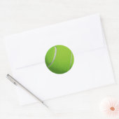 Groen tennis ronde sticker (Envelop)