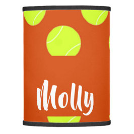 Groen tennisbal oranje patroon