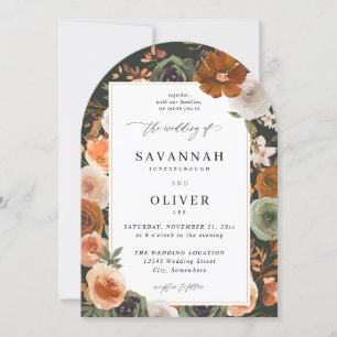Groen & Terra Cotta Floral Wedding S2 VLN- Arch GR Kaart