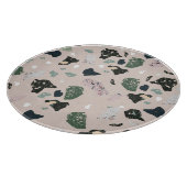 Groen Terrazzo Patroon Snijplank (Hoek)