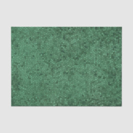 Groen textiepatroon voor mozaïekGlas in lood Tissuepapier