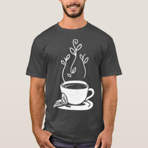 Groen Thee Black en White Minimalist Design by Tob T-shirt