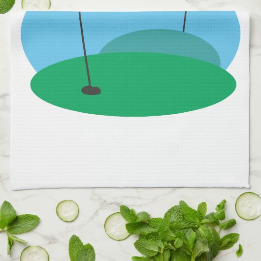 Groen Theedoek (Gevouwen)