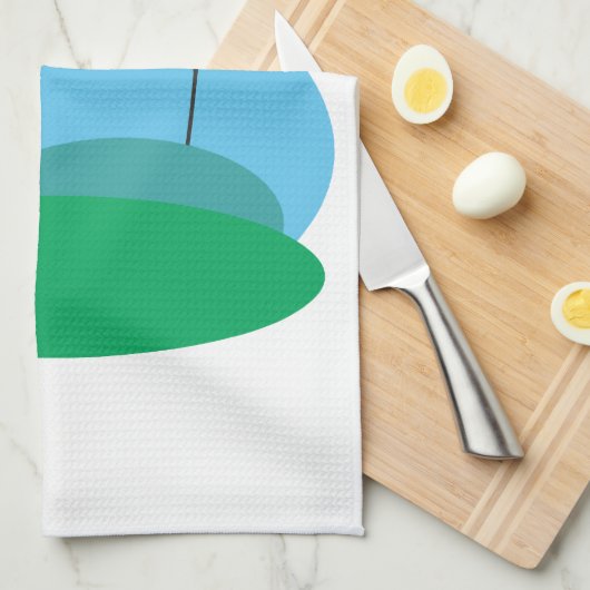 Groen Theedoek (Quarter Fold)