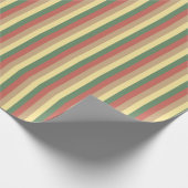Groen theedoekpapier cadeaupapier (Hoek)
