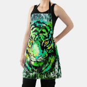 Groen tijger - Schort - Groene tijgertekening (Insitu)