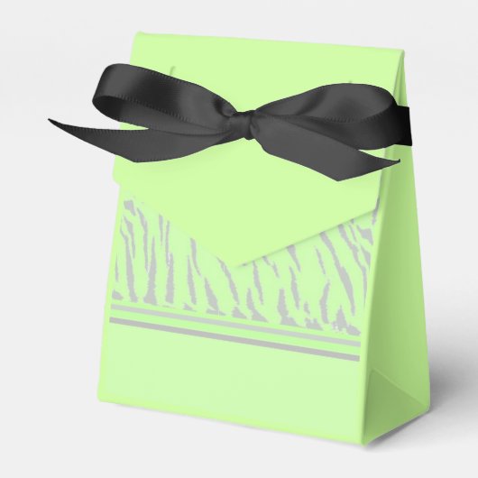 Groen Tijgerbont Patroon Bedankdoosjes (Voorkant Zijde)