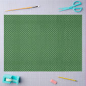 Groen Tissuepapier met Witte Stippen (Craft)