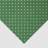 Groen Tissuepapier met Witte Stippen (Detail)