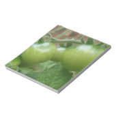 Groen tomatenblok notitieblok (Linkerzijde)