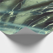 Groen tot donkergrijs cadeaupapier (Hoek)