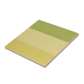 Groen tot geel driekleurenverloop tegeltje (Zijkant)