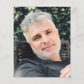 Groen tot we elkaar weer herdenkingsgedicht met fo (Achterkant)