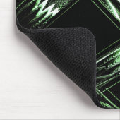 Groen tot zwart patroon muismat (Hoek)