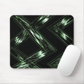 Groen tot zwart patroon muismat (Met muis)