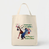 groen tote bag (Voorkant)