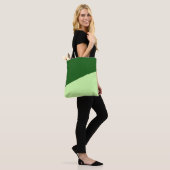 groen tote bag (Op model)