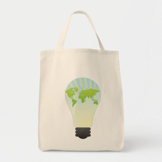 groen tote bag (Voorkant)