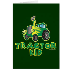 Groen tractorKind