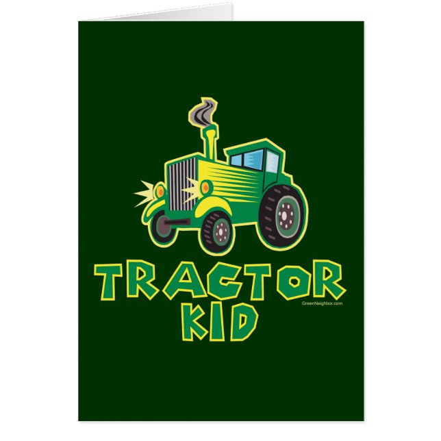 Groen tractorKind (Voorkant)