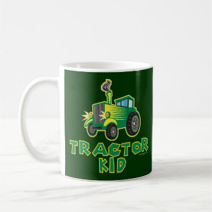 Groen tractorKind Koffiemok
