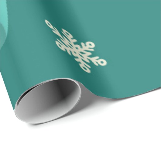 Groen traditioneel kerstpapier cadeaupapier (Rol Hoek)